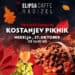 Plakat za Tradicionalni kostanjev piknik v najboljši kavarni v Radizelu - Elipsa Caffe.